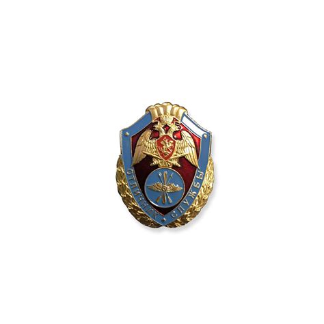 Нагрудный знак РОСГВАРДИИ «Отличник службы в авиационных воинских частях»