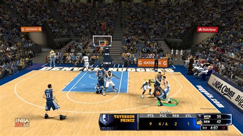 Nba 2k14 Nuggets Vs Memphis Youtube