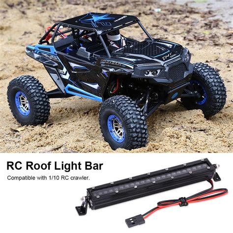 Tebru Rc Crawler Roof Led Bar Led Roof Light Bright Lamp Bar Remote