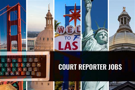 Court Reporter Jobs in CA, Texas, Nevada, New York, and New Jersey