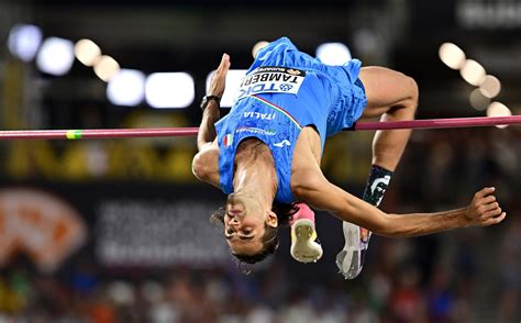 Atletica Gianmarco Tamberi è campione del mondo nel salto in alto Open