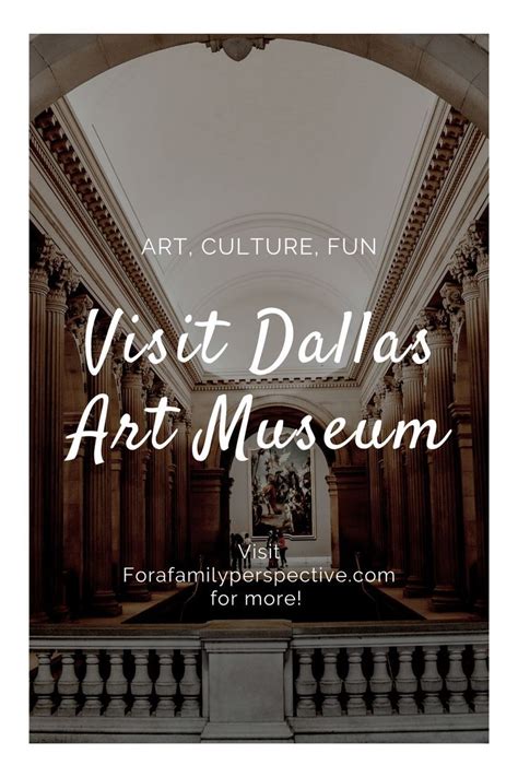 Art Culture and Fun at the Dallas Art Museum in Downtown Dallas | Downtown dallas, Visit dallas ...