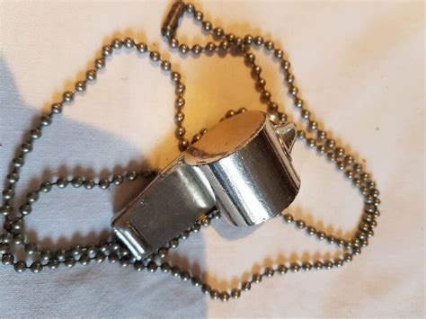 Vintage Acme Thunderer Whistle Made In England On 30 Inch Etsy