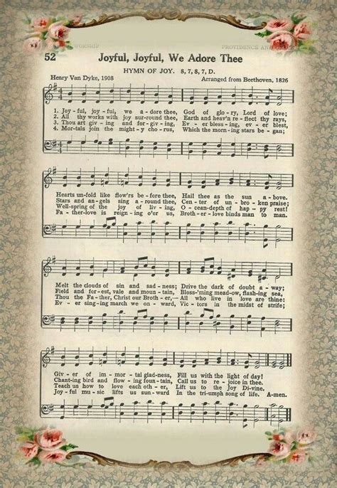 Amen Hymns Lyrics Hymn Sheet Music Hymn