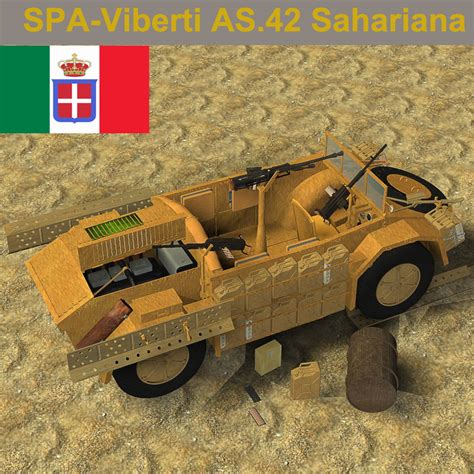 SPA Viberti AS 42 Sahariana Camioneta Poser ShareCG