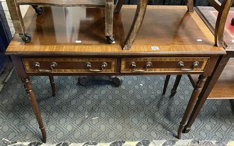 Inlaid Drawer Table Southgate Auction Rooms