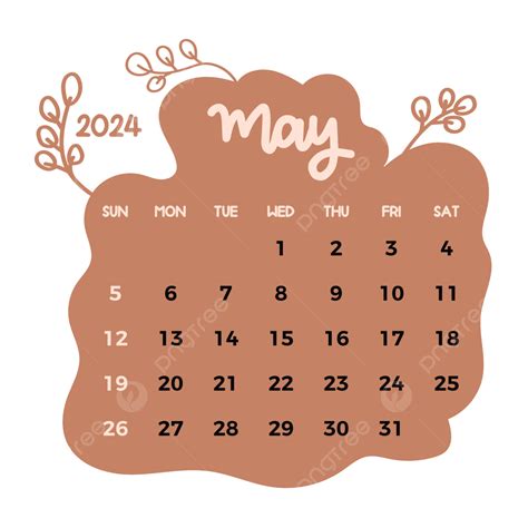 May Calendar Vector May Calendar Png And Off