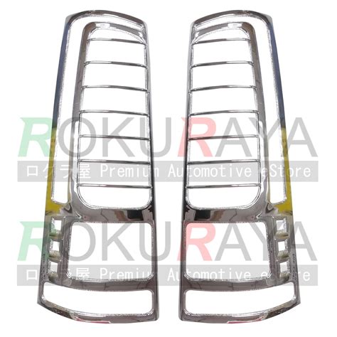 Toyota Avanza 1st Gen 2004 Car Rear Back Tail Lamp Light Cover Chrome