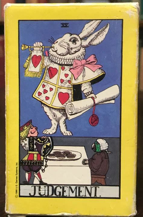 Wonderland Tarot Deck 1989 Alice In Wonderland Tarot Cards New Old