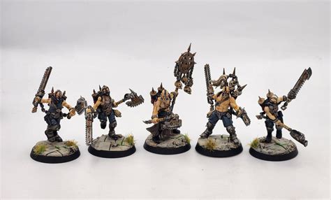 World Eaters Khorne Jakhals X Painted Miniature Models For Sale