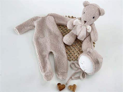 Kit Ursinho Nude Lili Okpis Baby Boutique