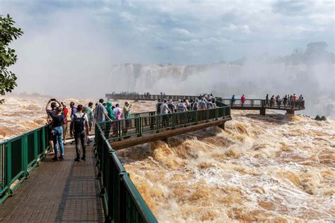 Cataratas Do Igua U Registram Segunda Maior Vaz O De Gua Desde