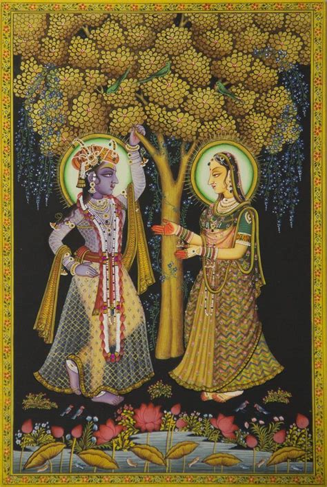 Radha Krishna Vii Krishna Painting Indian Art Paintings Mughal