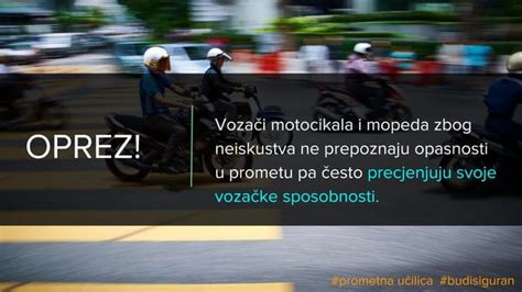 NAJČEŠĆE GREŠKE I PREKRŠAJI VOZAČA MOPEDA I MOTOCIKLA PPT