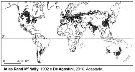 Questão FUVEST 2012 Geografia Biogeografia Respondida e comentada