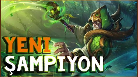 Lol Yenİ Şampİyon Druid Mİ Youtube