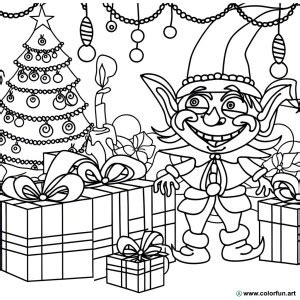 Coloriage Du Grinch Avec Un Cadeau T L Charger Ou Imprimer Gratuitement