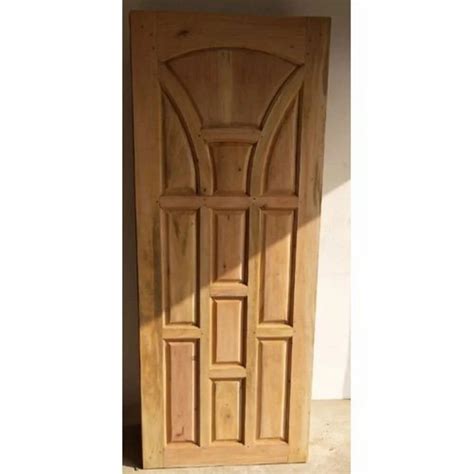 Exterior Wooden Plain Door For Home Height Inch At Rs Square