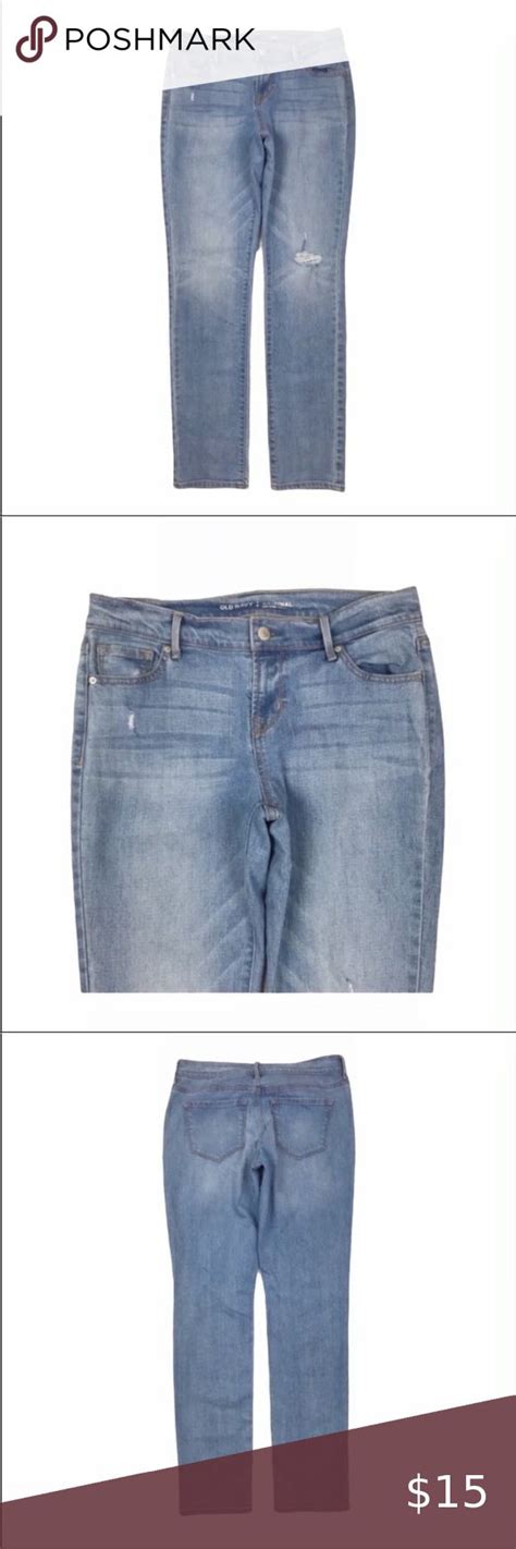 Old Navy Distressed Mid Rise Original Jeans Distressed Jeans Clothes