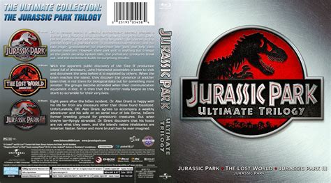 Jurassic Park Movie Blu Ray Custom Covers Jurassic Park Trilogy