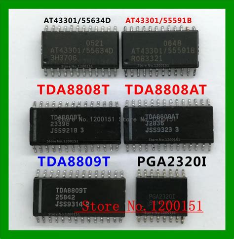 AT43301 AT43301/55364D AT43301/55591B TDA8808 TDA8808T TDA8808AT ...