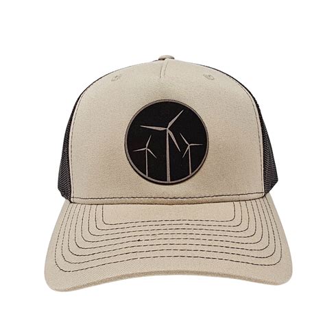 Leather Wind Patch Cap Khakicoffee Tcgm Store