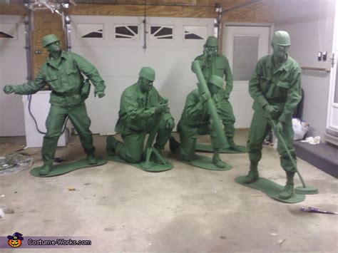 Green Army Men Group Halloween Costume