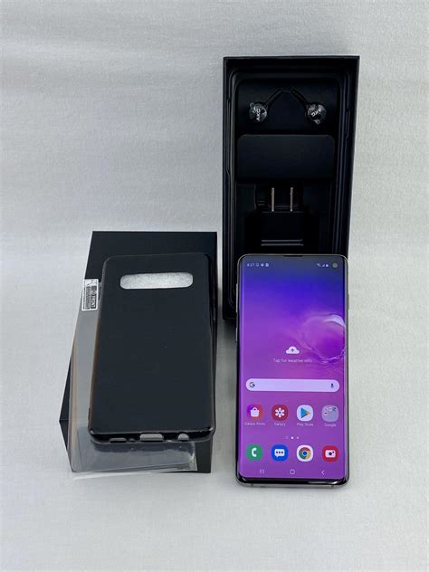 Samsung Galaxy S10 SM G973U 128GB Prism Black Will Work On T Mobile