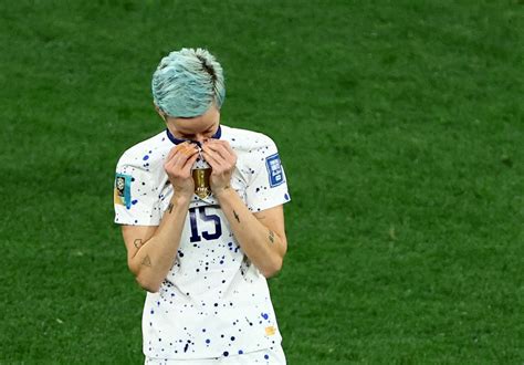 Megan Rapinoe Breaks Down In Tears As Uswnt Crash Out With Team Mates