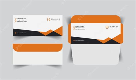 Premium Vector | Vector modern paper envelope templates design