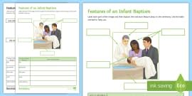 Baptism Activity Mat Educational Resources Twinkl Usa