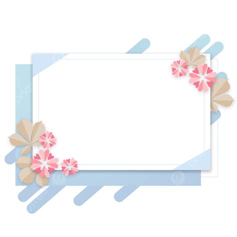 Hand Drawn Dialog White Transparent Blue Hand Drawn Origami Flower