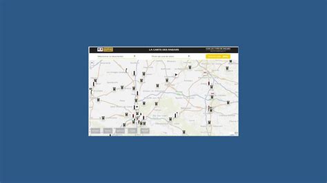 Retrouvez La Carte Officielle Des Radars Fixes Et Des Itin Raires De