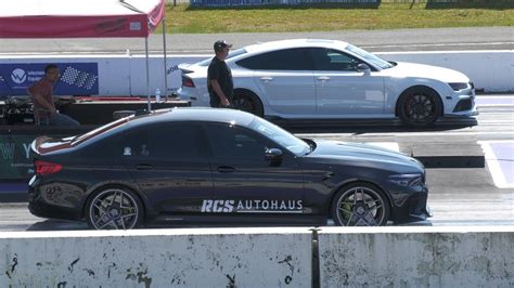 Bmw M Races Audi Rs Sportback Loser Gets Taught Lesson In How