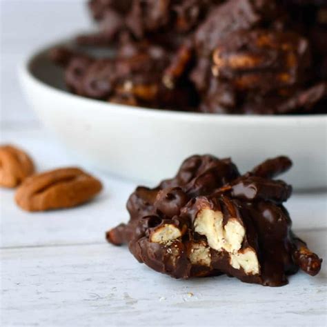 Dark Chocolate Pecan Clusters Grits And Gouda