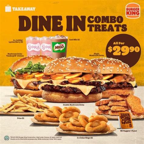 Burger King Dine In Combo Treats Promotion