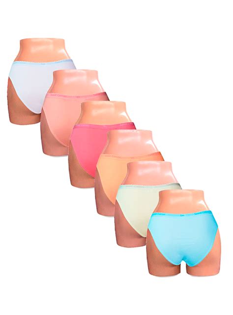 Ripley PACK X6 BIKINI MUJER SWEET COTTON MULTICOLOR 399