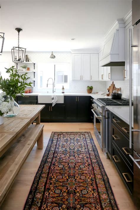 Black White Modern Farmhouse Kitchens Hey Sweet Style Modern