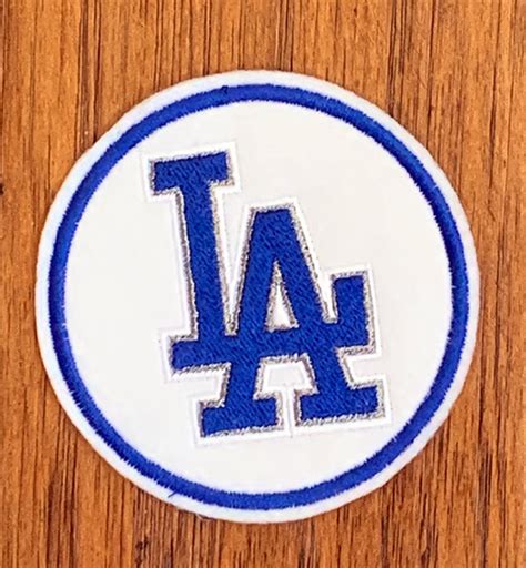 Los Angeles Dodgers Iron On Team Logo Patch Multiple Sizes Etsy