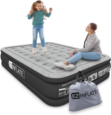 Amazon Ez Inflate Double High Luxury Air Mattress With Built In