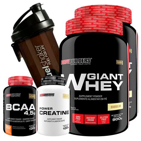 Kit X Giant Whey G Baunilha Bcaa G Creatina G Submarino