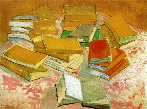 Van Goghs Painting Piles Of French Novels” Fondation Vincent Van