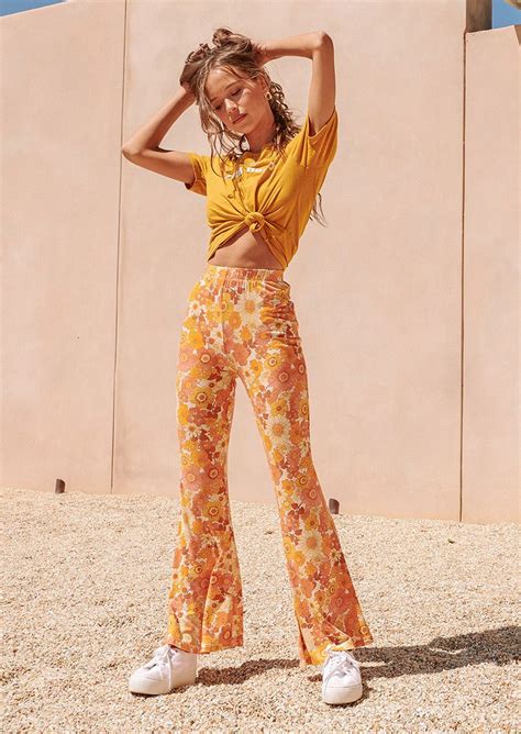 Ghanda Clothing ROSA FLARES In 2020 70s Inspired Fashion Fashion