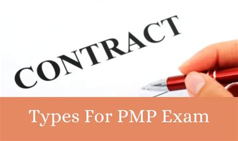 Contract Types For Pmp Exam Pm By Pm