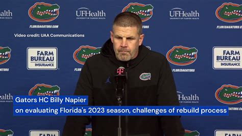 Billy Napier On Evaluating Florida S 2023 Season Challenges Of Rebuild