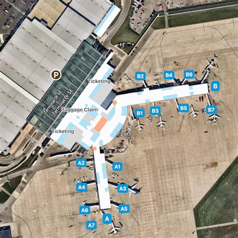 Gerald R Ford Airport Map Guide To Grr S Terminals