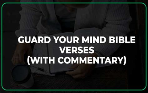 21 Guard Your Mind Bible Verses With Commentary Scripture Savvy