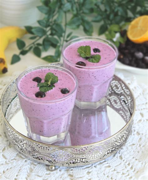 Blauwe Bessen Smoothie Met Banaan En Yoghurt Ramadanrecepten Nl