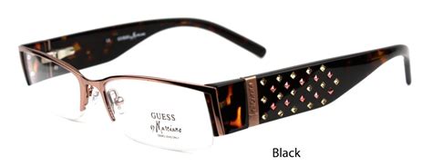 Buy Guess By Marciano Gm119 Semi Rimless Half Frame Prescription Eyeglasses