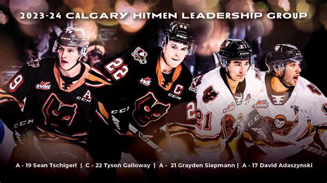 Calgary Hitmen Announce 2023 24 Leadership Group Calgary Hitmen